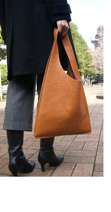 手作り革製バッグ（Shopping bag）